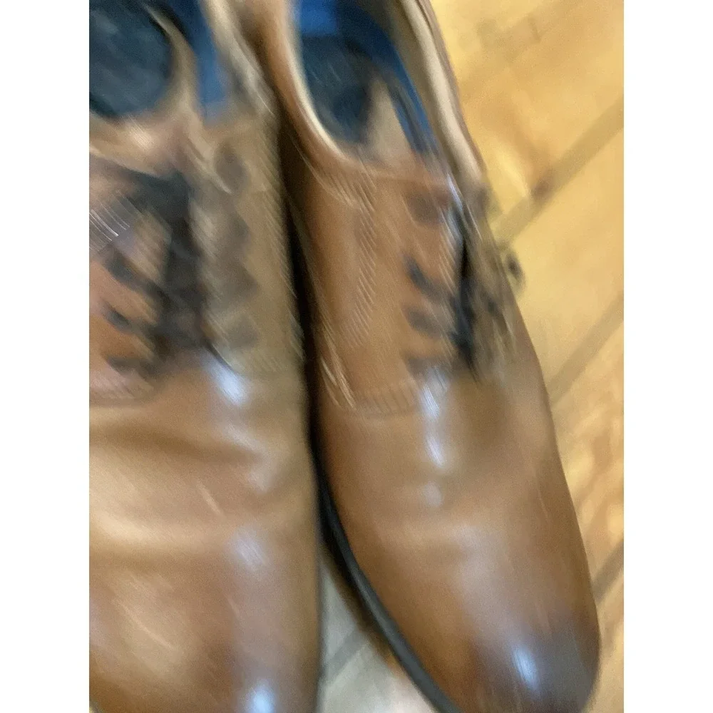 Nunn‎ Bush Mens Shoes  Brown Lace Up Size 11 M Leather